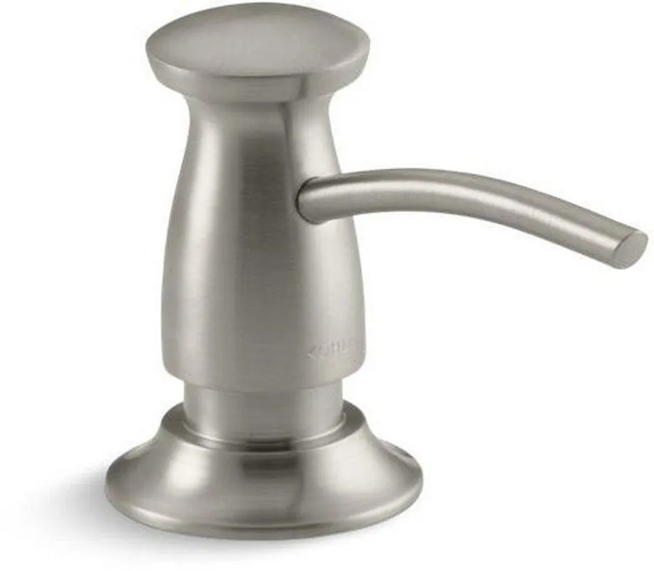 KOHLER 1893-C-BN 16 oz. 3-5/16 in. Soap & Lotion Dispenser in Vibrant Brushed Nickel