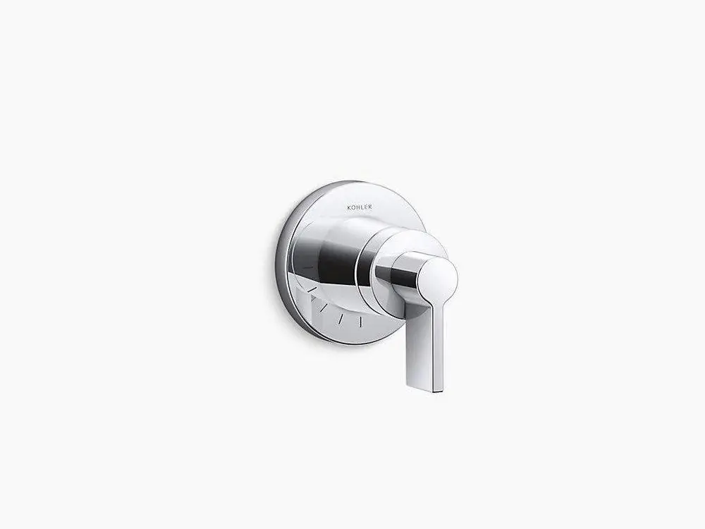 KOHLER T78025-4-CP Components Single Handle Volume Control Valve Trim in Polished Chrome