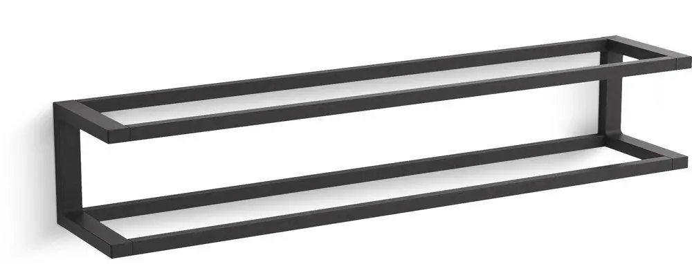 Kohler 27352-BL Draft 22-7/8 in. Towel Bar in Matte Black