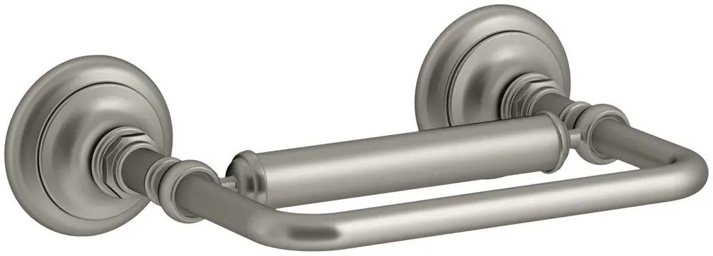 KOHILER 72573-BN Artifacts Wall Mount Toilet Tissue Holder in Vibrant Brushed Nickel