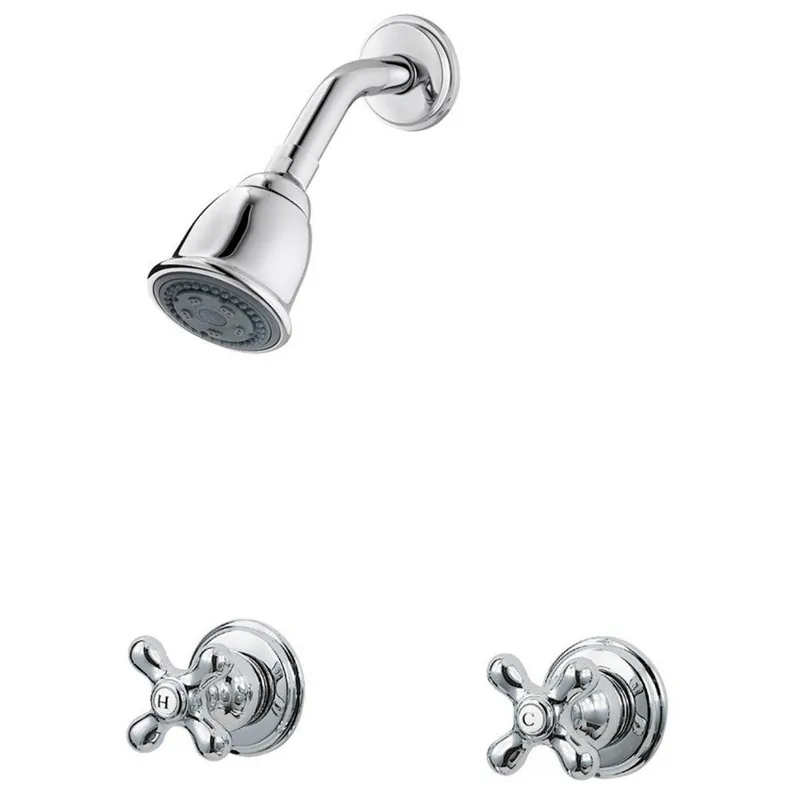 Pfister LG07-8CBC Pfirst Series Two Handle Dual Function Shower Faucet in Polished Chrome Trim Only