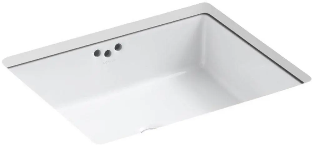 Kohler 2330-0 Kathryn 19-3/4 x 15-5/8 in Rectangular Undermount Bathroom Sink