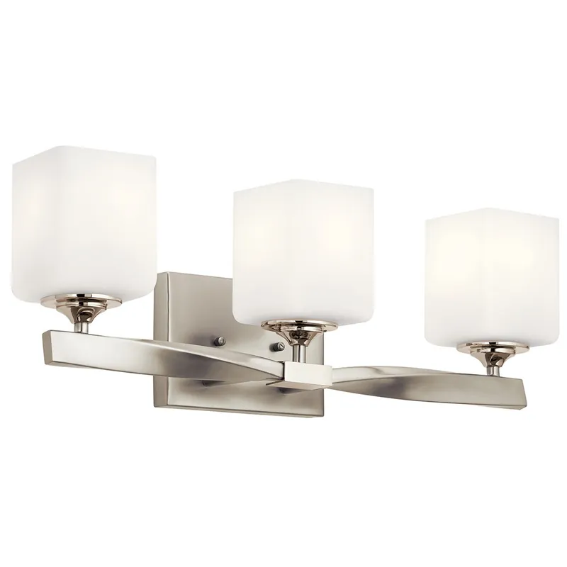 Kichler 55002NI The Marette 3 Light Vanity Light 120V 23 Inch