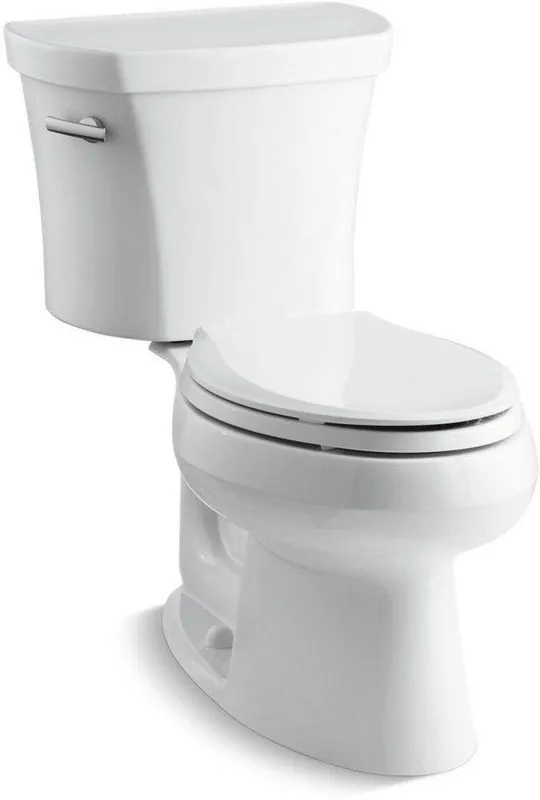 KOHLER 3948-0 Wellworth 1.28 gpf Elongated Two Piece Toilet in White