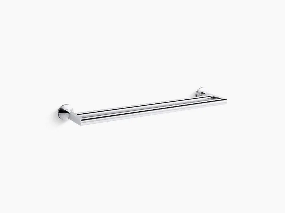 KOHLER 78375-CP Components 24 in. Towel Bar in Polished Chrome