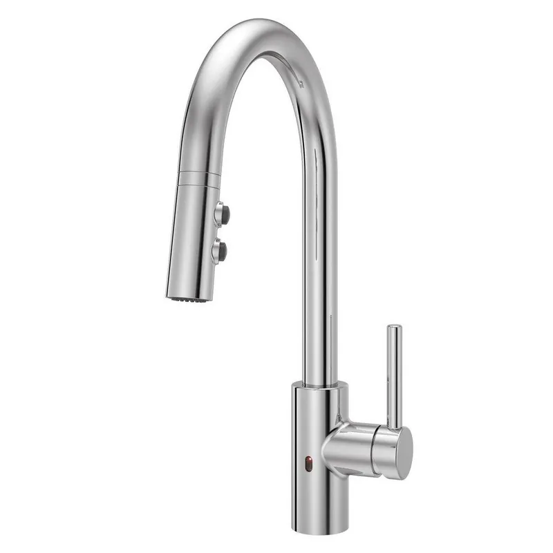 Pfister LG529-ESAC Stellen Single Handle Pull Down Kitchen Faucet in Polished Chrome