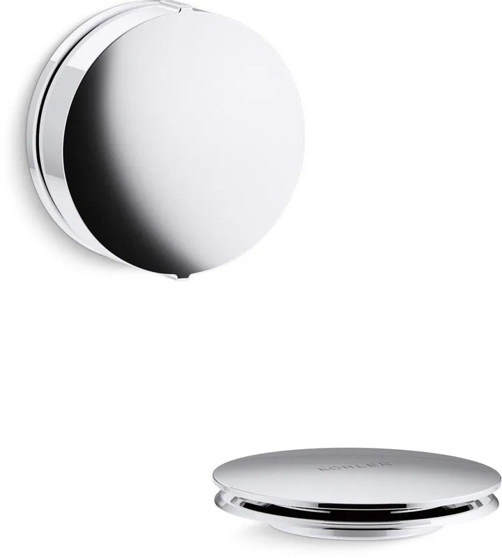 Kohler T37392-CP PureFlo 3-1/8 in. Metal Drain and Overflow Trim Kit