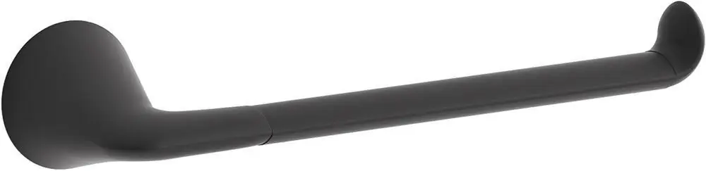 KOHLER 24758-BL Modern 9 in. Towel Bar in Matte Black