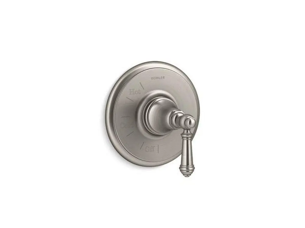 Kohler TS72767-4-BN Artifacts Single Handle Pressure Balancing Valve Trim in Vibrant Brushed Nickel