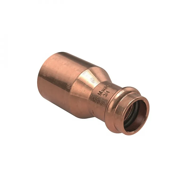 MaxiPro MPA52430060401 3/4 x 1/2 ACR Press Fitting - Fitting Reducer