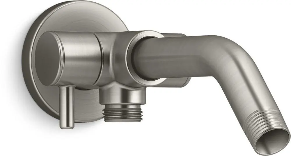 Kohler 76331-BN Shower Arm and Flange with 2-Way Diverter in Vibrant Brushed Nickel
