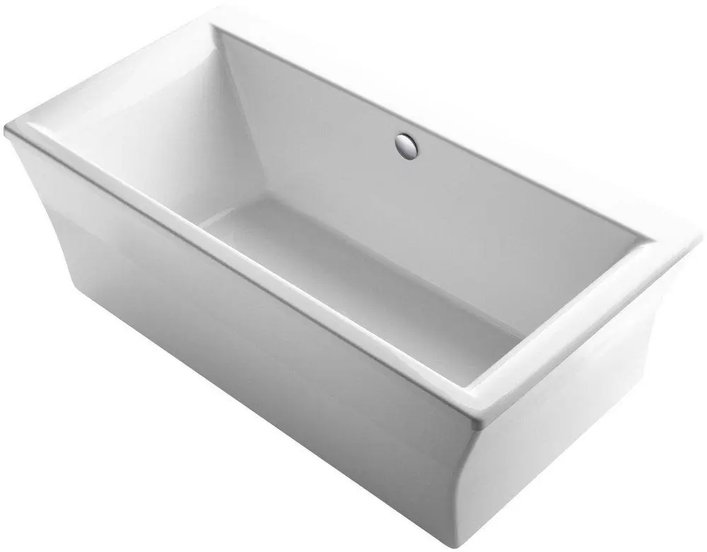 KOHLER 6367-0 Stargaze 72 x 36 in. Freestanding Bathtub with Center Drain