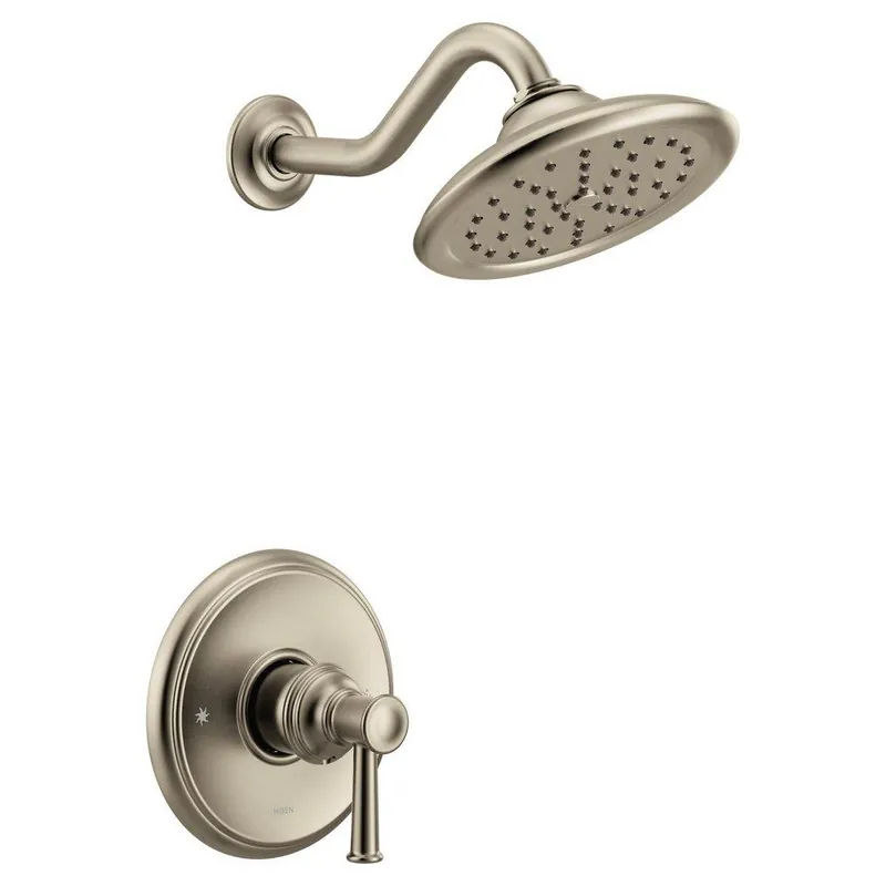 Moen UT3312BN One Handle Single Function Shower Faucet in Brushed Nickel (Trim Only)