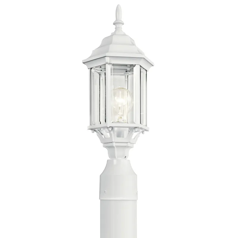 Kichler 49256WH This 1 Light Outdoor Post Light 100W Inch Replacement MPN