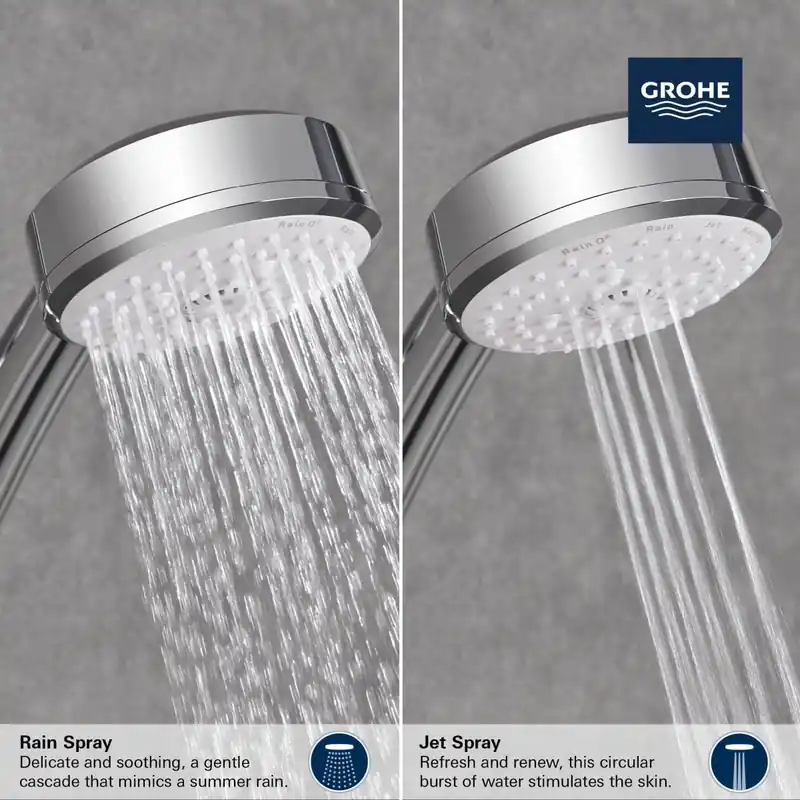 Grohe 275712432 100 Hand Shower - 2 Sprays, 1.5 gpm in Matte Black