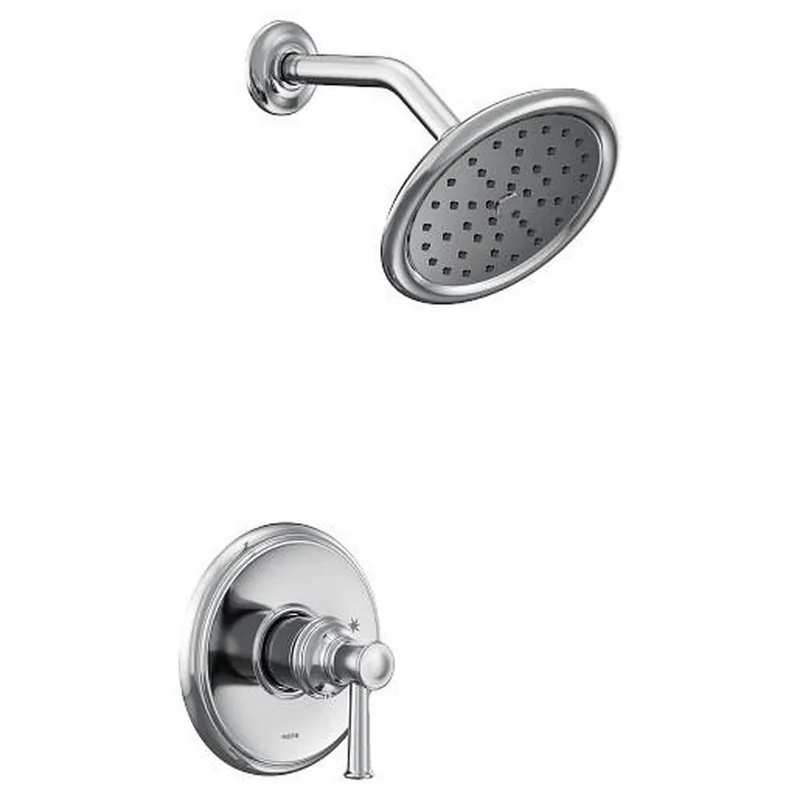 Moen UT2312EP Belfield One Handle Single Function Shower Faucet in Chrome (Trim Only)