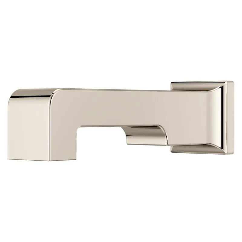 Pfister 015-VRV2D Verve Metal Tub Spout in Polished Nickel