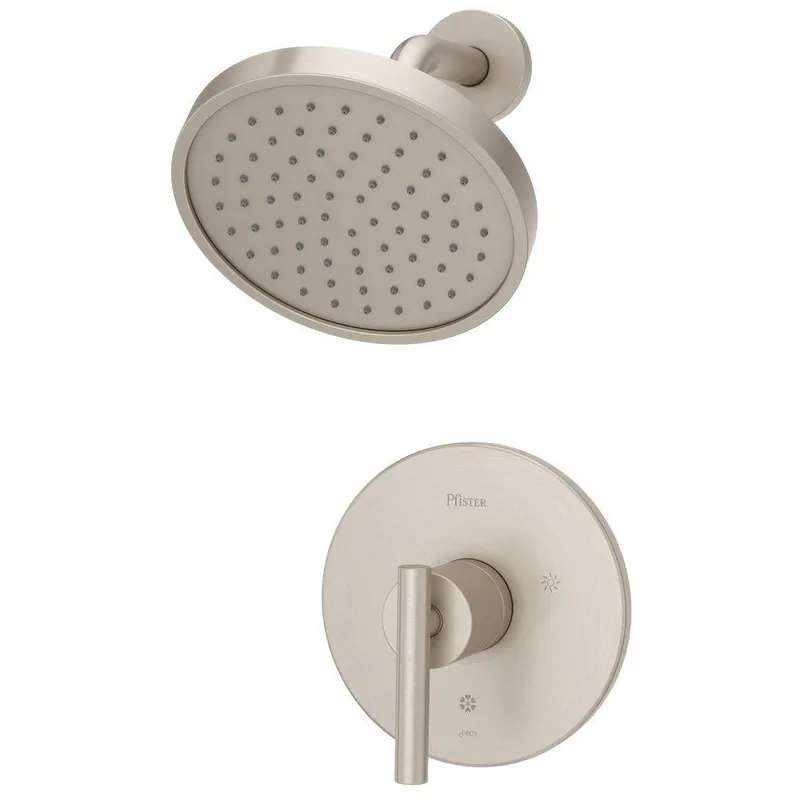Pfister LG89-7NCK Contempra One Handle Single Function Shower Faucet in Brushed Nickel (Trim Only)