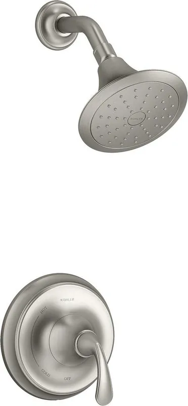 Kohler TS10276-4G-BN Forte One Handle Single Function Shower Faucet In Vibrant Brushed Nickel Trim Only