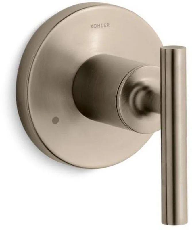 KOHLER T14491-4-BV Purist Single Handle Diverter Valve Trim in Vibrant Brushed Bronze