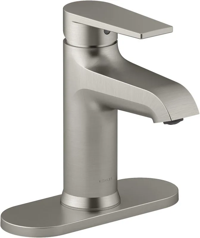 Kohler 97061-4-BN Hint Single Handle Centerset Bathroom Sink Faucet