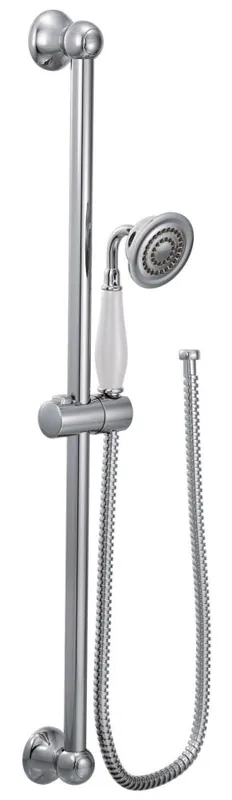 Moen S12107EP Weymouth Eco-Performance Handshower with Slide Bar in Chrome