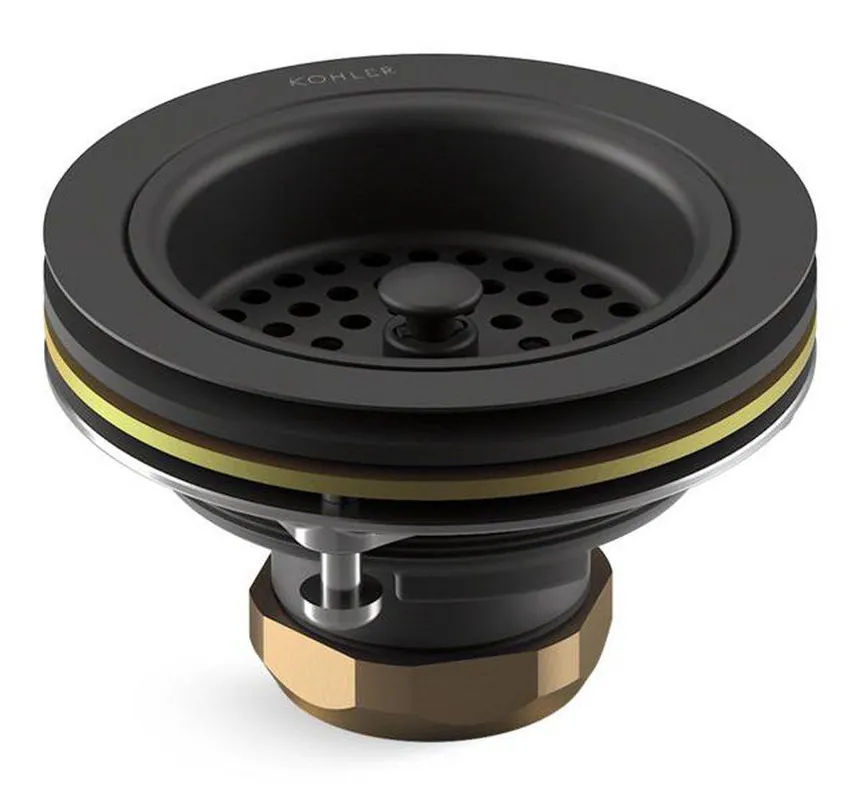 Kohler 8799-BL Duostrainer 4-1/2 in. Brass Basket Strainer