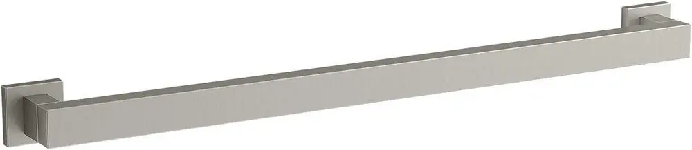 KOHLER 23295-BN Square 24 in. Grab Bar in Vibrant Brushed Nickel