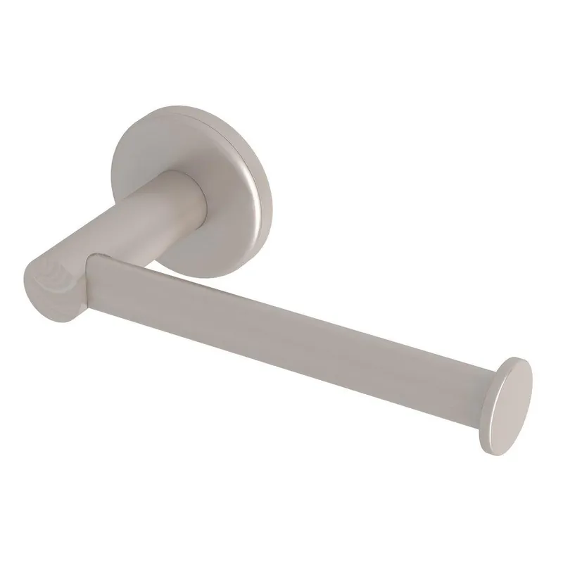 Rohl LO8STN Italian Country Bath Wall Mount Toilet Tissue Holder in Satin Nickel