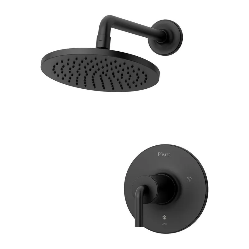 Pfister LG89-7TNTB Tenet One Handle Single Function Shower Faucet in Matte Black Trim Only