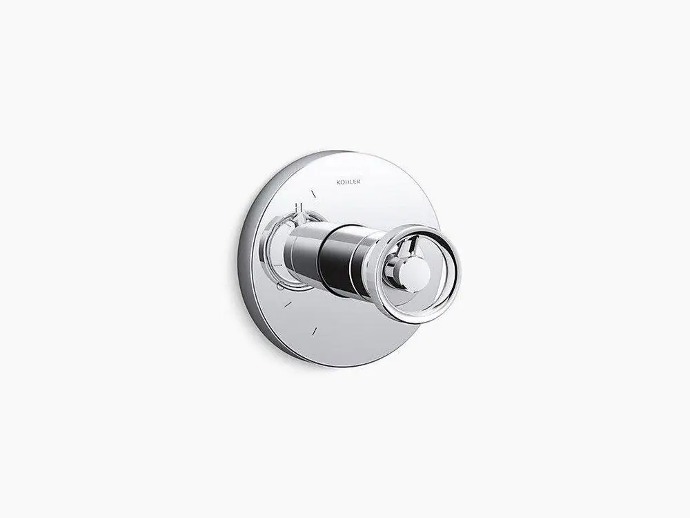 Kohler TS78015-9-CP Components Single Handle Pressure Balancing Valve Trim in Polished Chrome