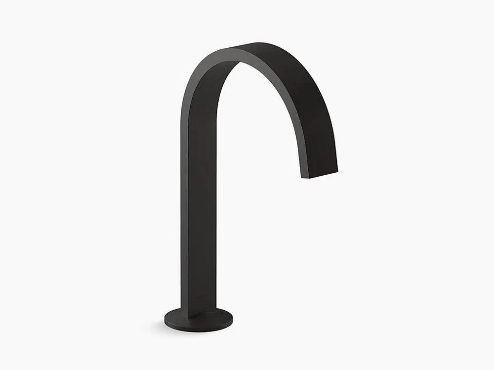 Kohler 77968-BL Components Bathroom Sink Faucet Spout in Matte Black