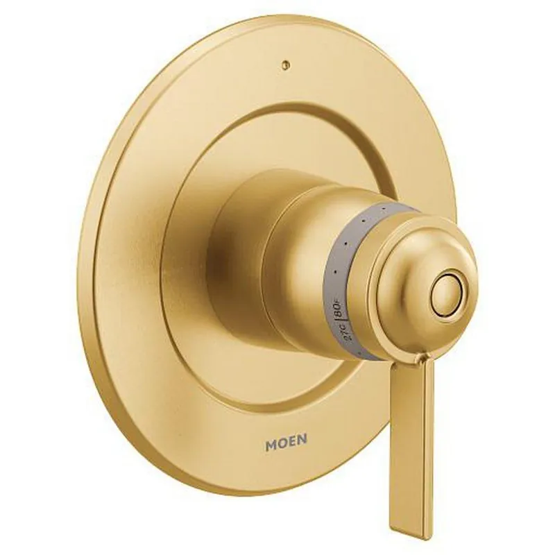 Moen T4621BG Cia Single Handle Thermostatic Valve Trim in Brushed Gold