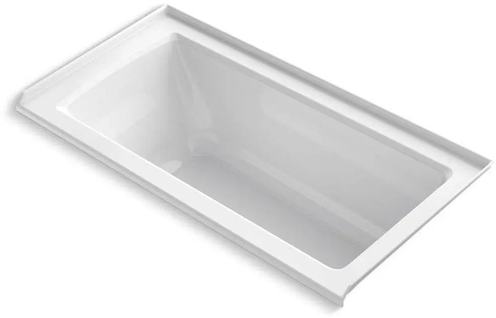 Kohler 1946-R-0 Archer 60 in. x 30 in. Soaker Alcove Bathtub with Right Drain