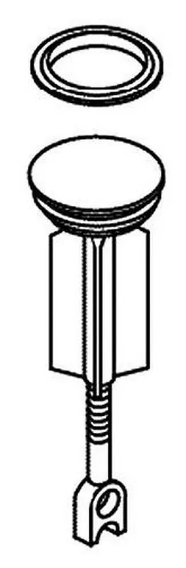 KOHLER 1036994-BRZ Plunger Assembly, Brass Oil Rubbed Bronze