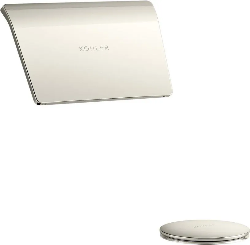 Kohler 23857-SN Tea-for-Two Bath Drain Trim in Vibrant Polished Nickel