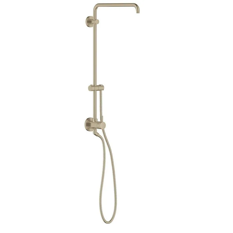 GROHE 26485EN0 Retro-Fit Single Handle Multi Function Shower System in StarLight Brushed Nickel
