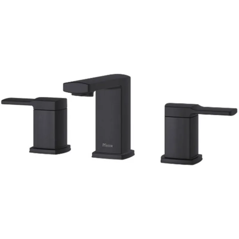 Pfister LG49-DAPB Deckard Two Handle Widespread Bathroom Sink Faucet in Matte Black