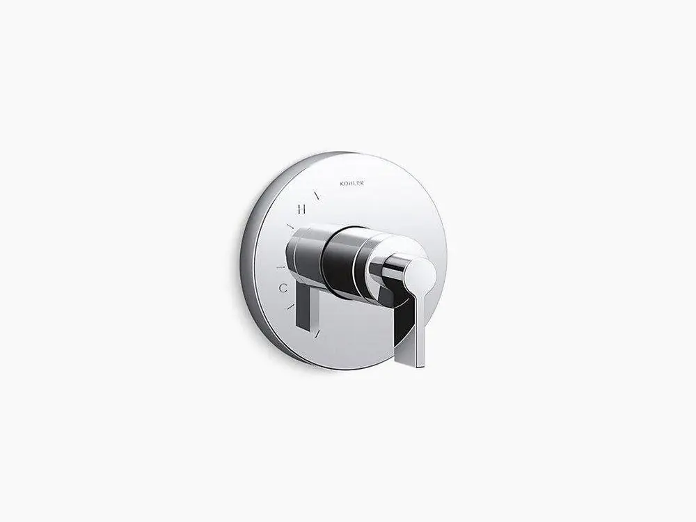 Kohler TS78015-4-CP Components Single Handle Pressure Balancing Valve Trim in Polished Chrome