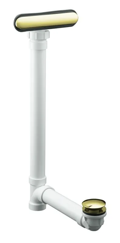 Kohler 7272-AF ClearFlo Plastic Toe-Tap Drain in Vibrant French Gold