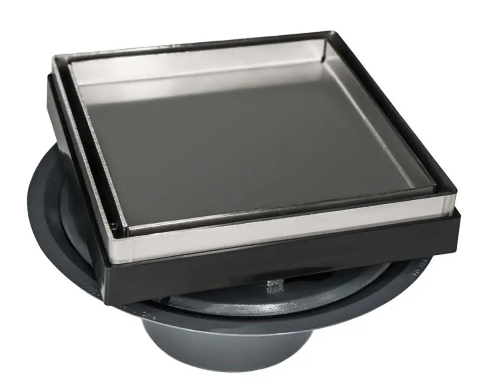 Infinity Drain LTD5-2PSS LTD 5 Series 2 in. Threaded Plastic Stainless Steel Floor Drain