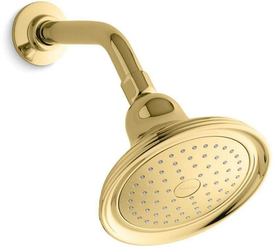 KOHLER 10391-AK-PB Devonshire Single Function Showerhead in Vibrant Polished Brass