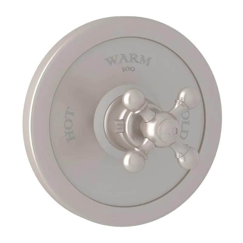 Rohl AC720X-STN/TO Arcana 3/4 Thermostatic Trim Without Volume Control in Satin Nickel