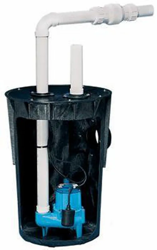Little Giant 509079 4/10 Hp Sewage Ejector Package