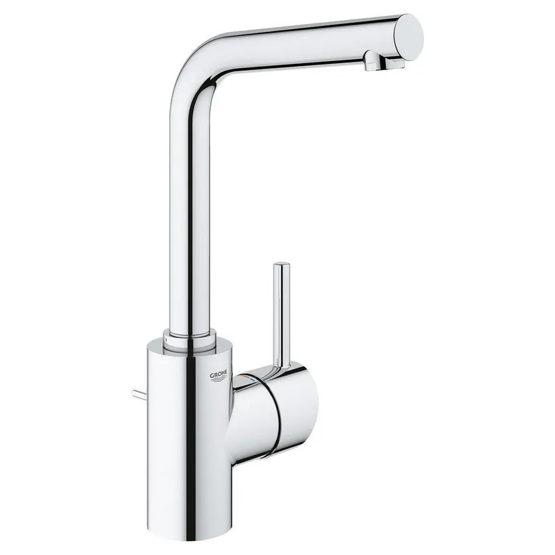 GROHE 23737002 Concetto Single Handle Monoblock Bathroom Sink Faucet in StarLight Chrome