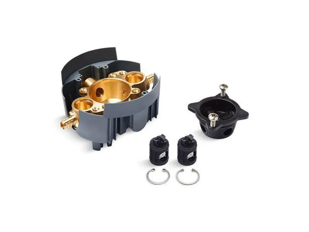 KOHLER 8300-PS-NA Rite-Temp 5-7/8 x 1/2 in. Tub and Shower Rough-In Valve with Service Stop and PEX Crimp Connection