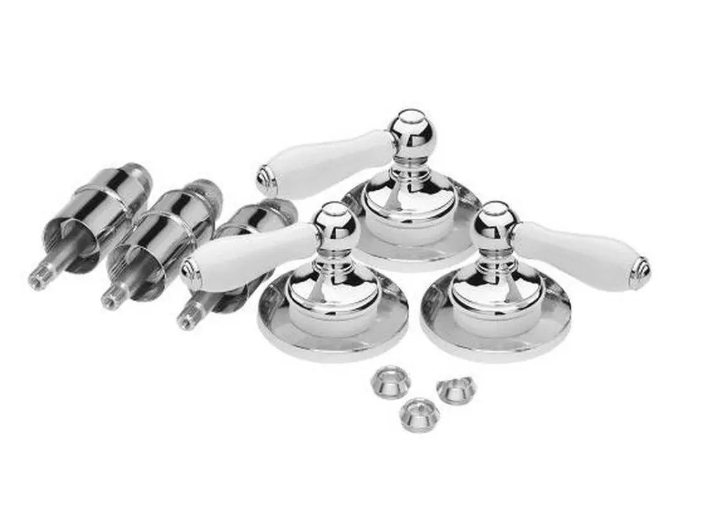 Pfister S10-320 Porcelain Handle in Polished Chrome
