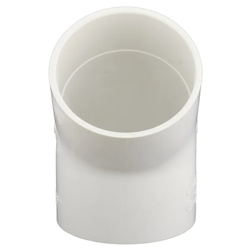 Charlotte Pipe PVC-02309-2200 6 SCH40 PVC Elbow 45 Degrees Slip x Slip