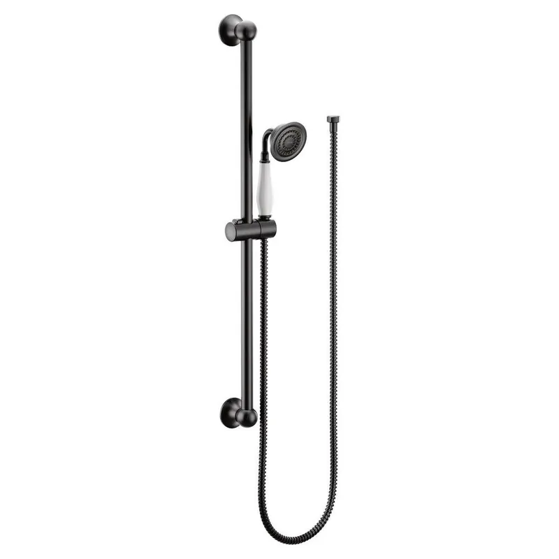Moen S12107EPBL Weymouth Single Function Hand Shower in Matte Black