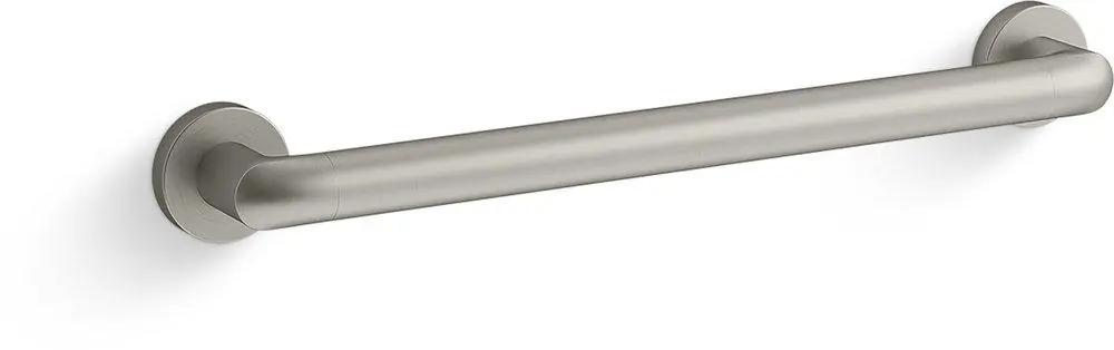 KOHLER 24549-BN Kumin 18 in. Grab Bar in Vibrant Brushed Nickel